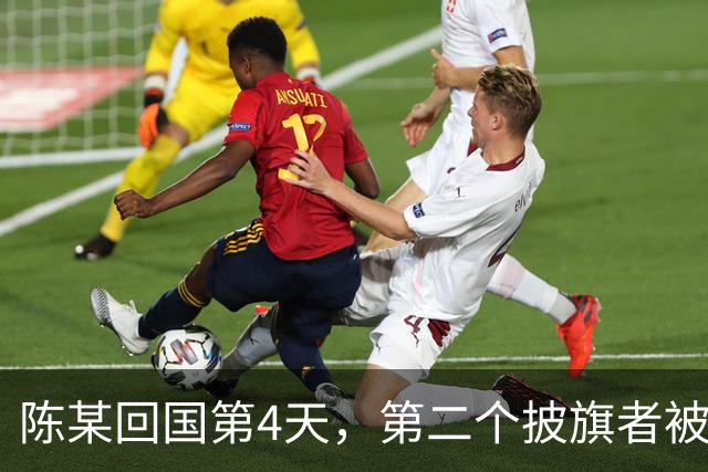 陈某回国第4天，第二个披旗者被揪了出来，现形后想销号跑路
